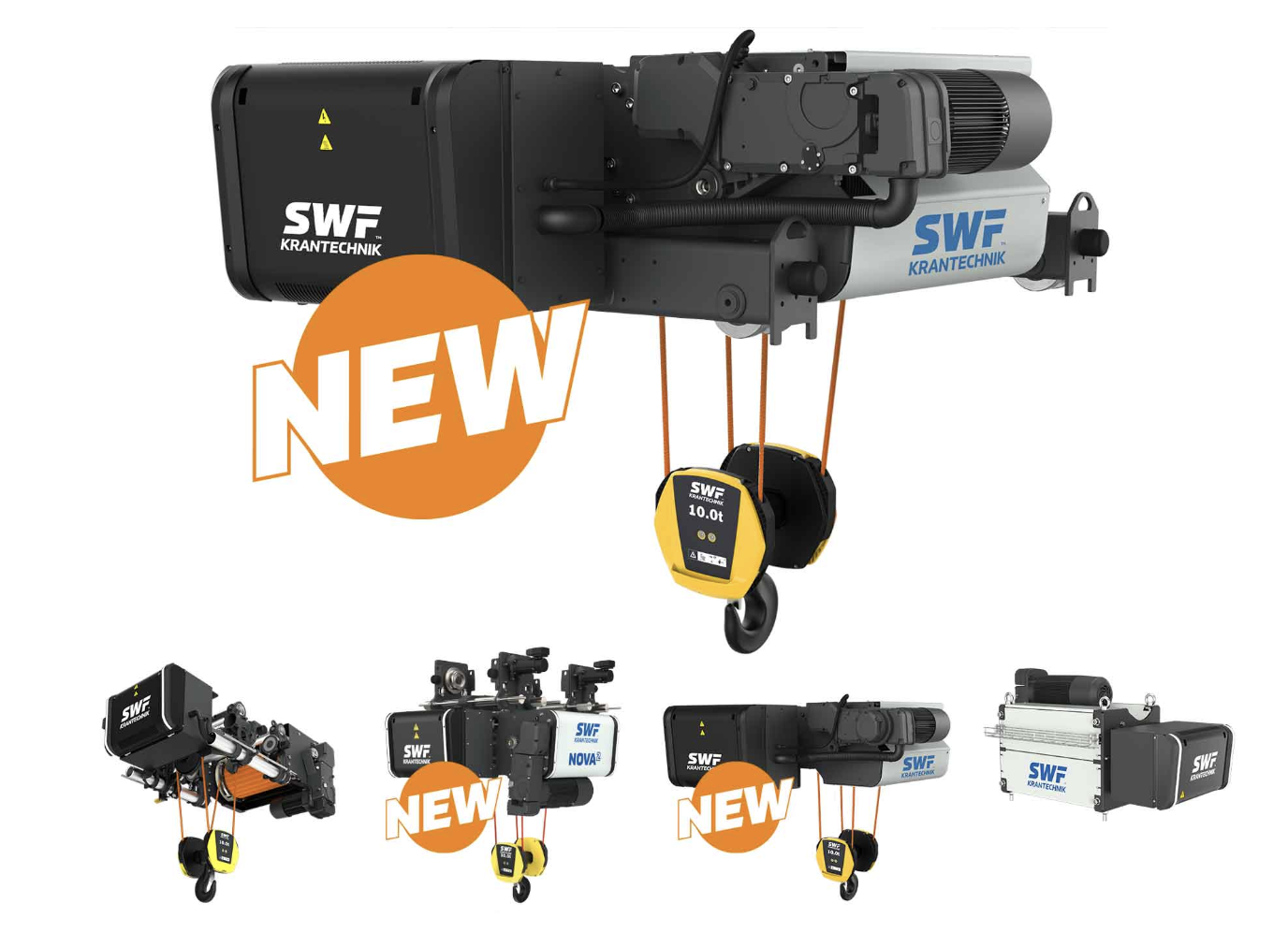 Polipastos eléctricos de cable de acero SWF NOVA2